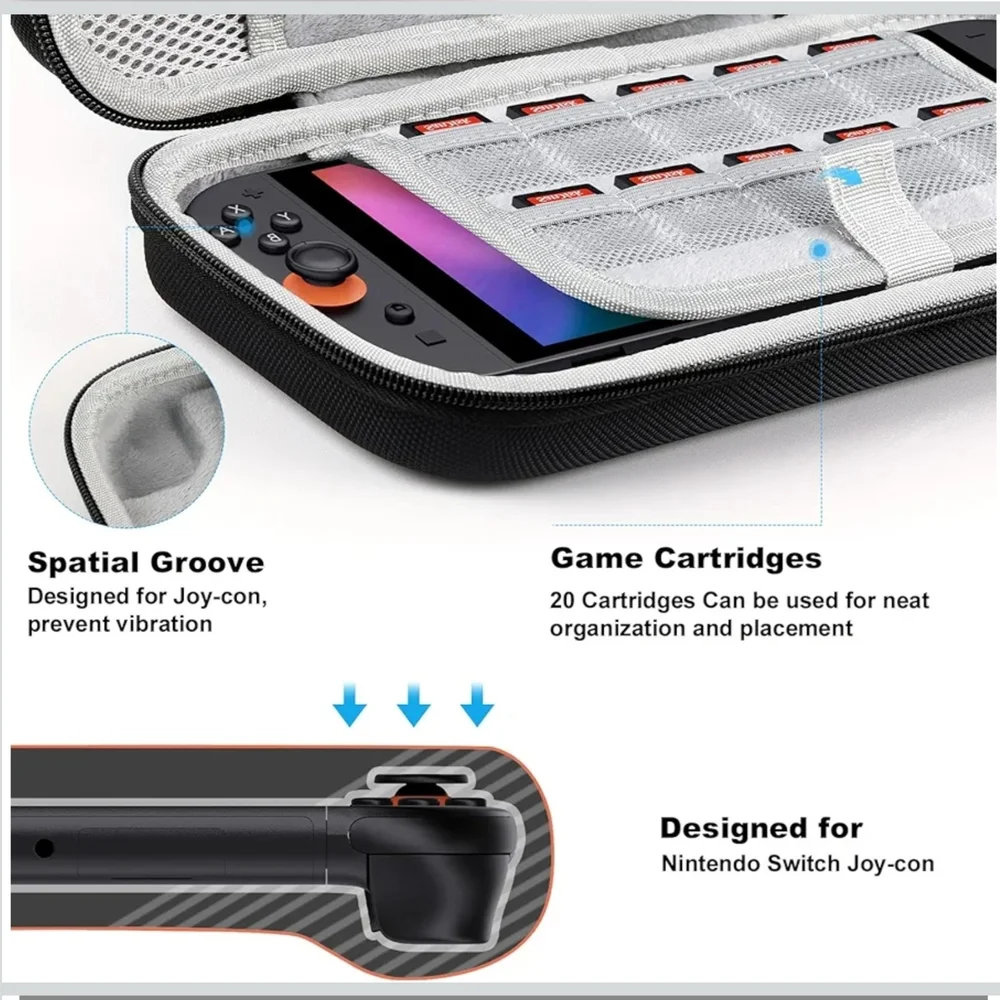 Nintendo Switch 2 High Capacity Travel Case Hard Shell Carry